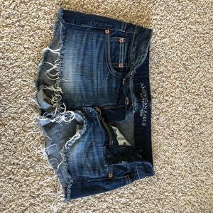 short denim shorts